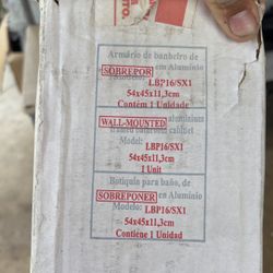 New ASTRA Brasília Plus Aluminum Wall-Mounted Bathroom Medicine Cabinet with Mirror 