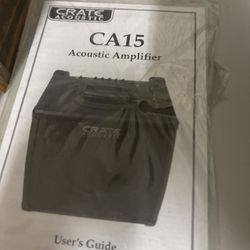 Crate Acoustic Guitar Ampm