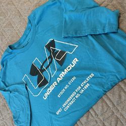 XL Blue Under Armour Tee