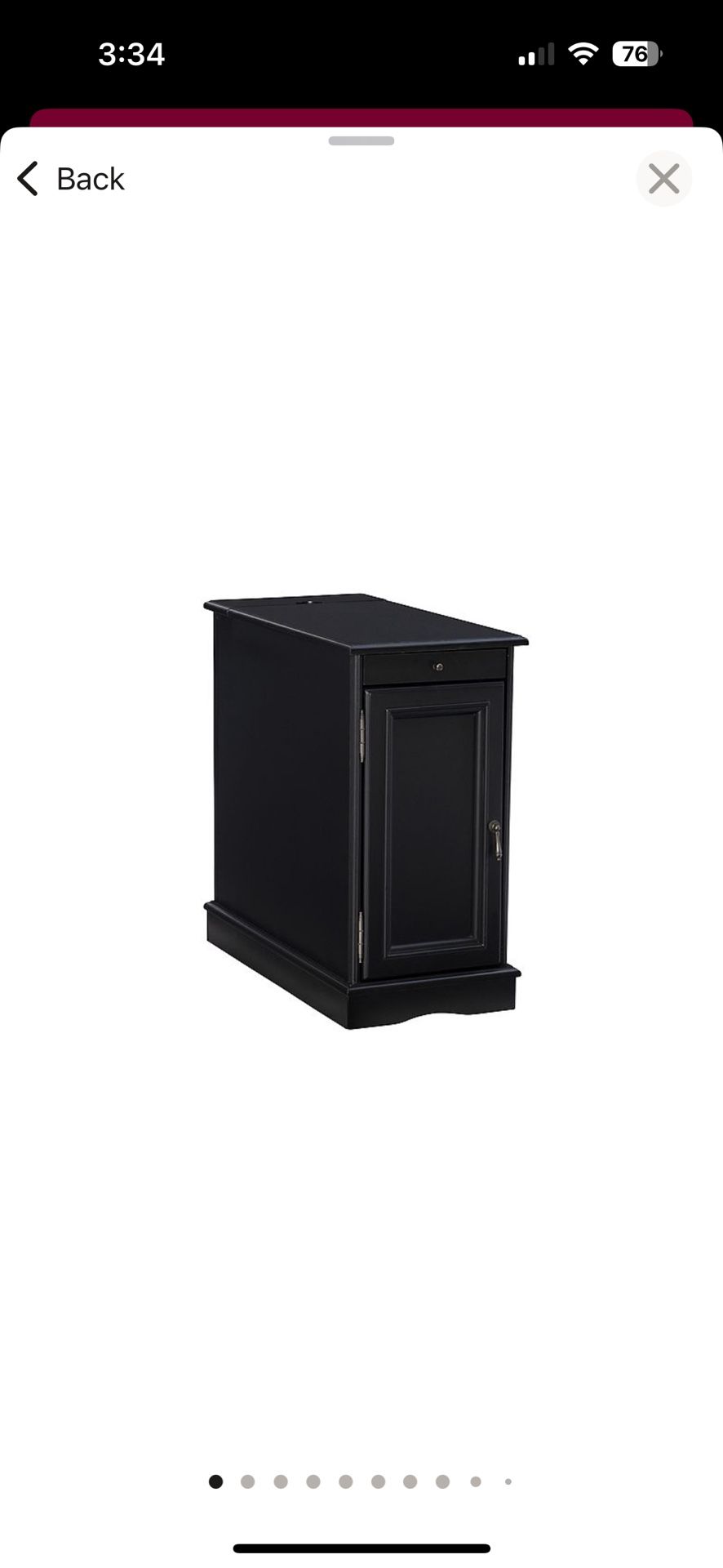End Table USB Charging Station