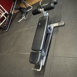 Life Fitness Decline Adjustable Bench