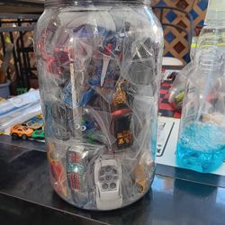 50 Hotwheels.  1 Gallon