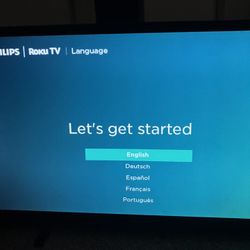 Roku Phillips TV *DOESNT INCLUDE REMOTE*