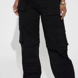 Black Cargo Pants