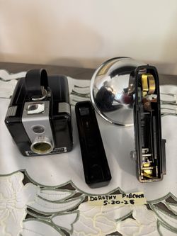 Kodak Brownie Hawkeye Flash Model Camera & Strap