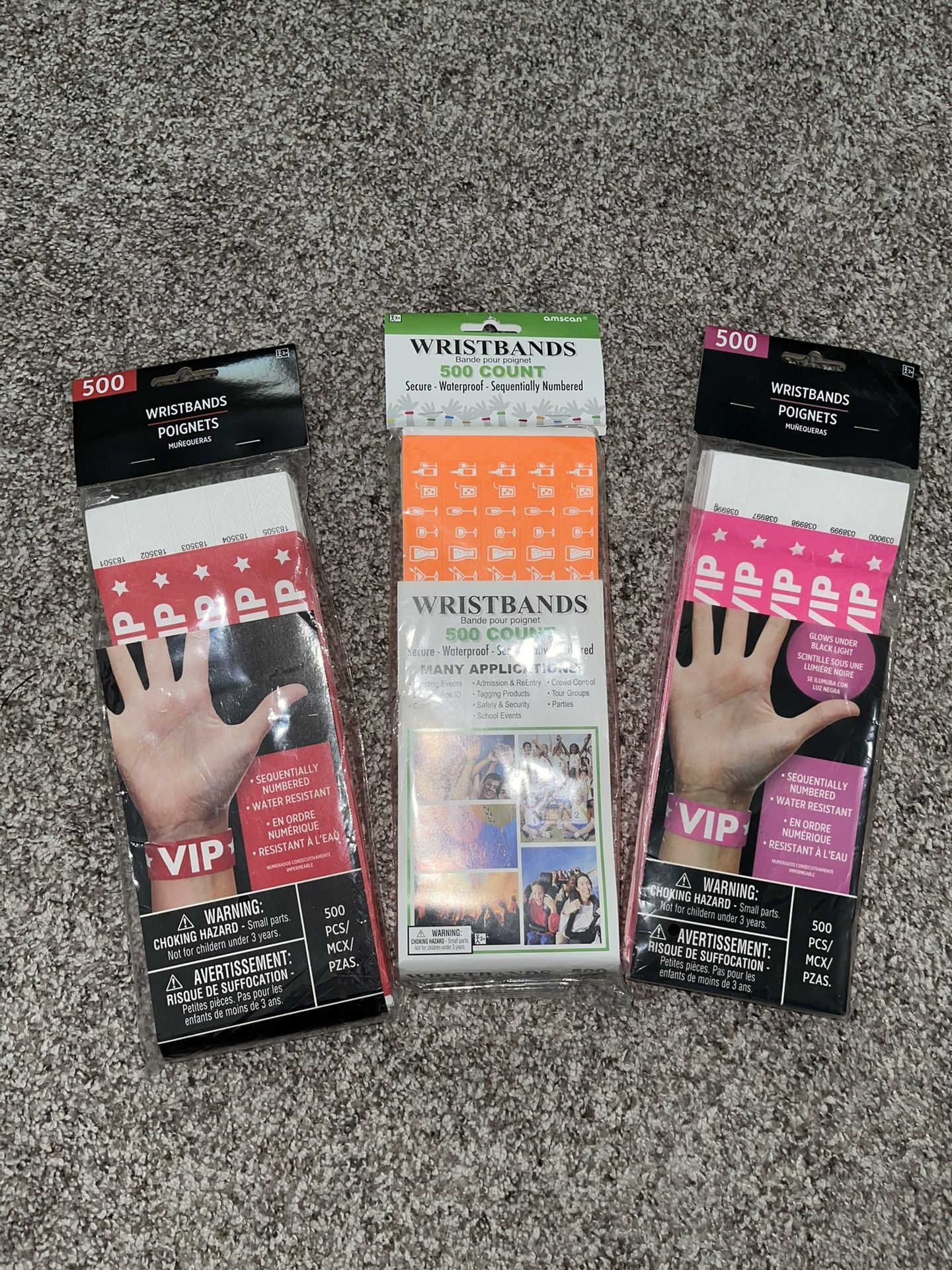 Wristbands 500 Count