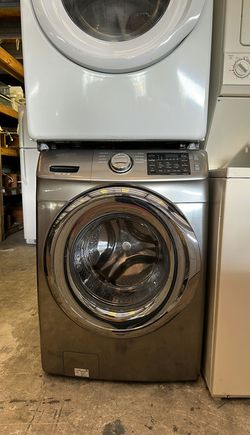 Samsung Front Load Washer, Stainless Steel, Steam Wash