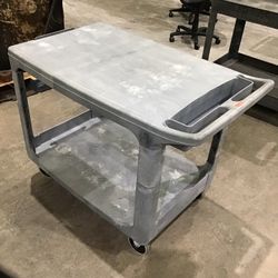 *Lightly Used* Rubbermaid Cart, Gray, 36" x 24" x 32"