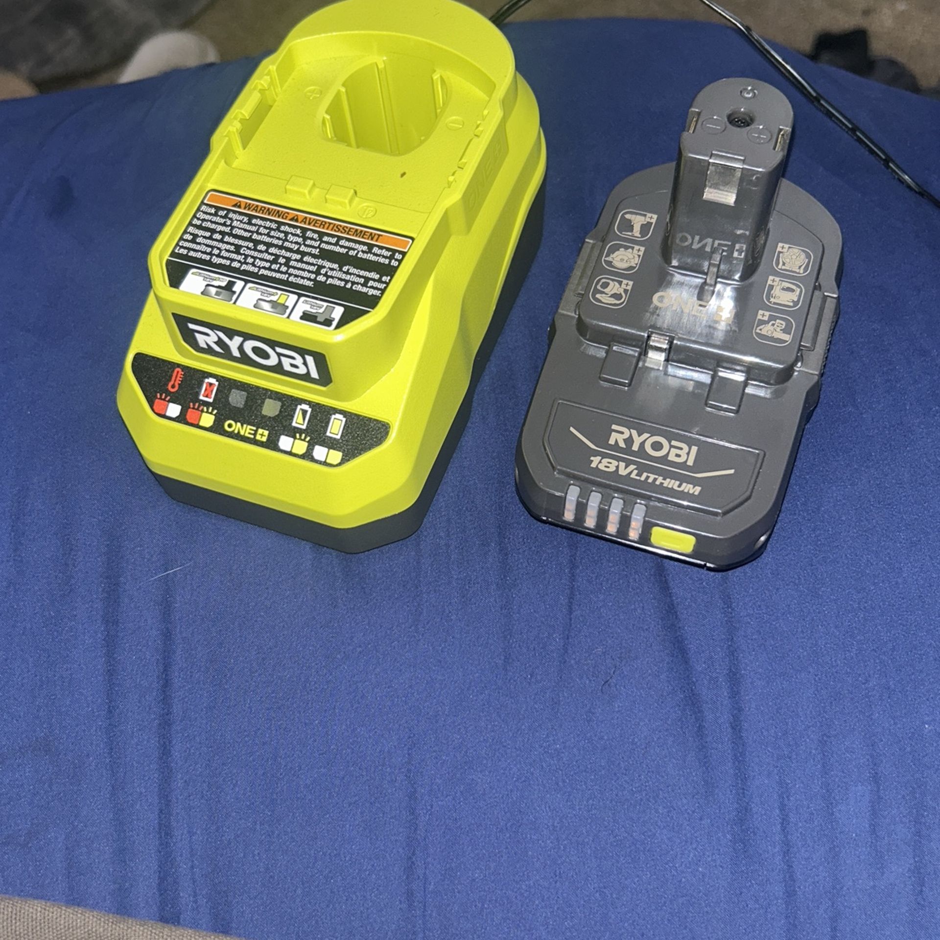 Ryobi Charger and Battery