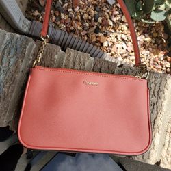 Calvin Klein  Peach Color Handbag