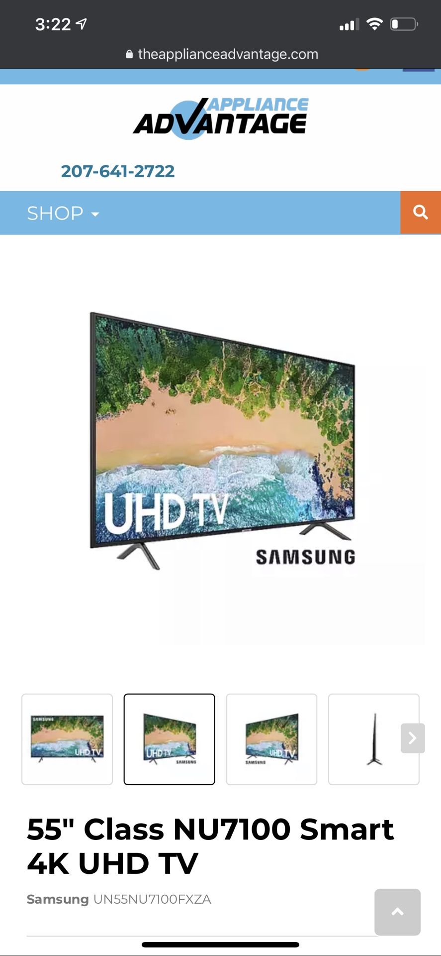 Samsung 55 inch 4k TV