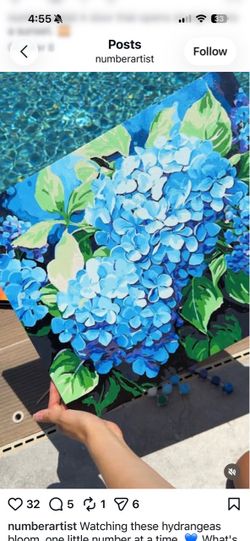 Hydrangea Painting Kit