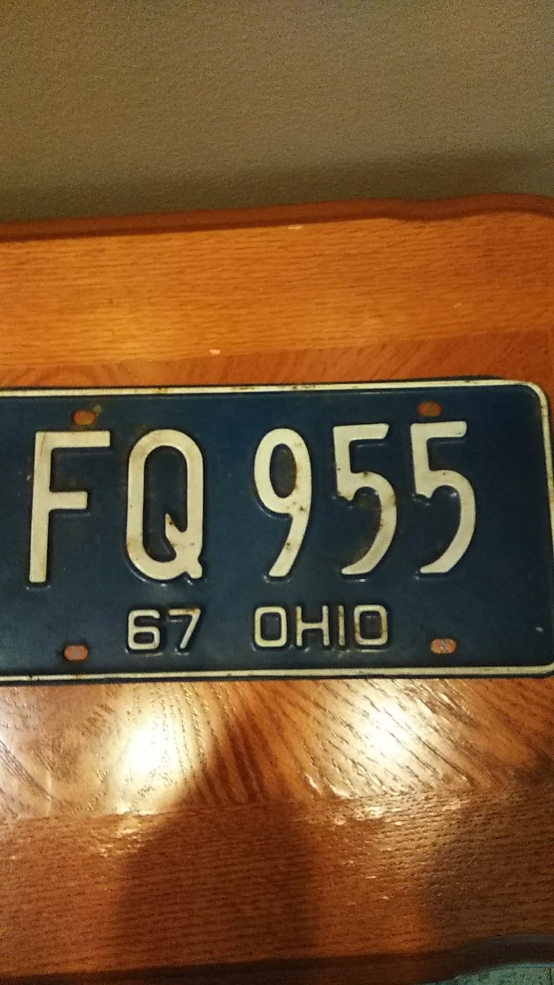 Vintage Ohio plate