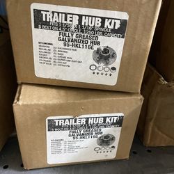 New Trailer parts :  5-lug And 6-lug Hub Kits, 2500lb Jacks    