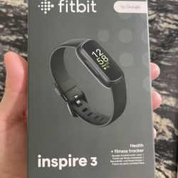 NEW! Fitbit inspire 3 Black Health And Fitness Tracker 