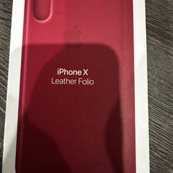 iPhone X Red Case 