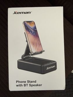 Phone Stand With Speaker 