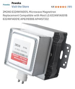 Microwave Magnetron LG 6324W1A001L