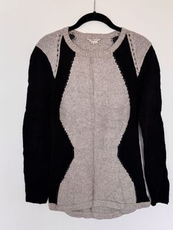 Helmut Lang Color Block Knit Sweater