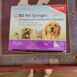 Bd Pet Syringes