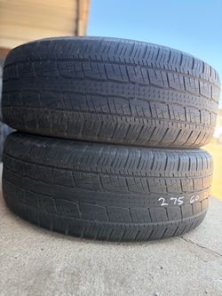 MATCHING PAIR OF 275/60 R 20 GENERAL GRABBER HTS TIRES