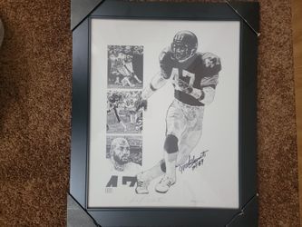 Mel Blount Litograph