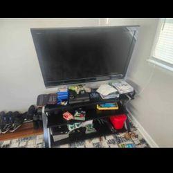 55 inch TV and TV Stand 