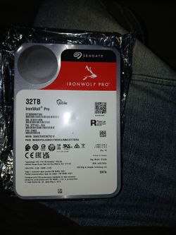 32TB iron wolf pro