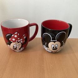Disney Mickey & Minnie mug set