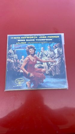 Rita Hayworth       Miss Sadie Thompson  on 10”  33 rpm vinyl