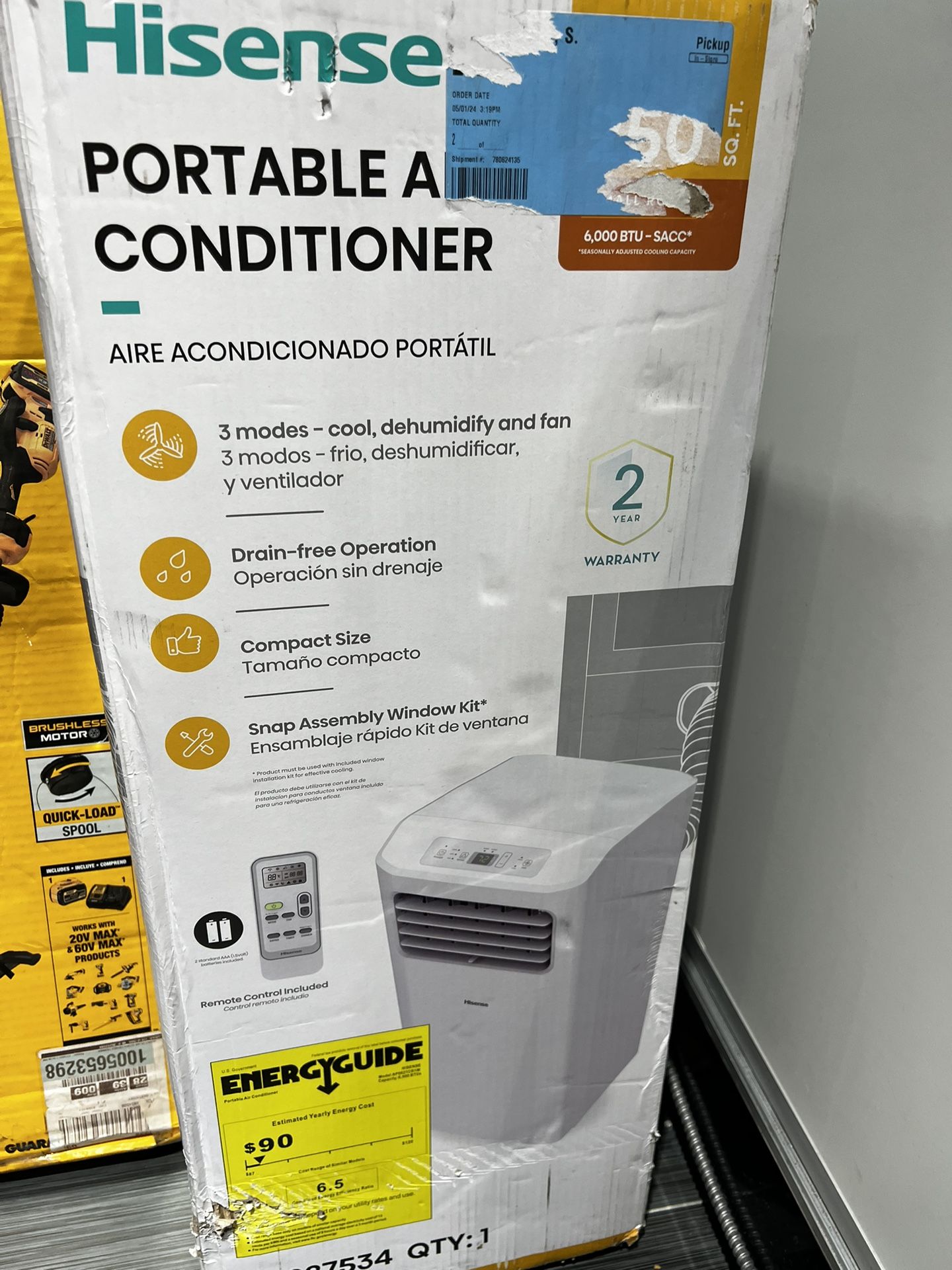 Hisense AP0621CR1W Portable Air Conditioner