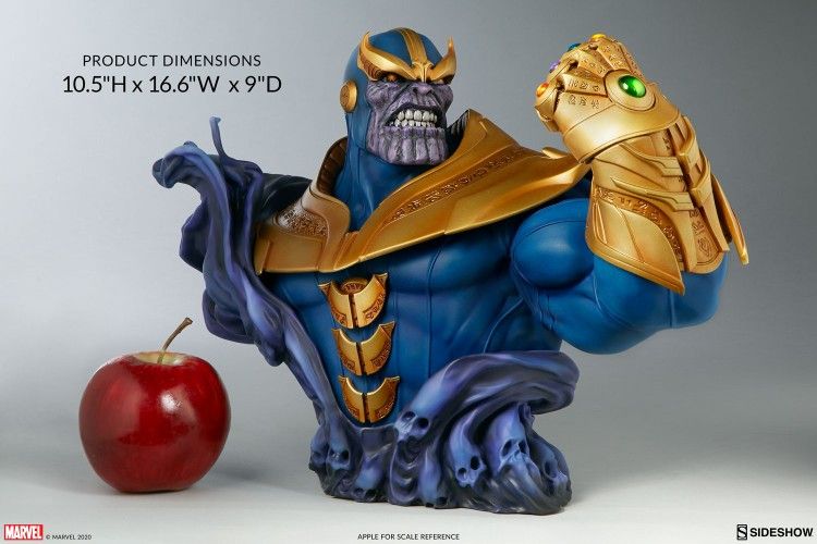 THANOS BUST with Light Up GAUNTLET