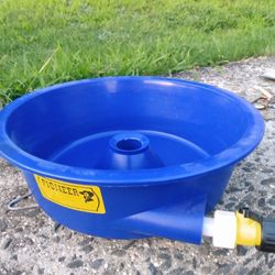 Blue Bowl Gold Concentrator Bowl