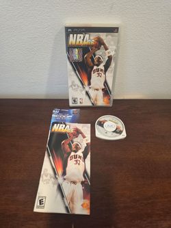 NBA 06 Clear UMD Sony PSP + Reg Card - Complete CIB Video Game