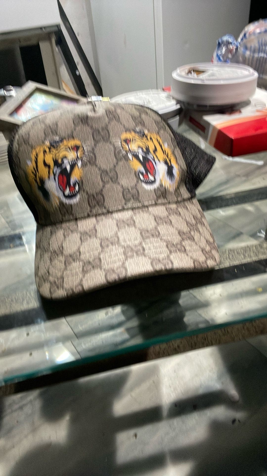 GG Monogram Tiger baseball Cap