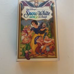 Snow White and the Seven Dwarfs VHS Tape 1524 … Walt Disney’s Masterpiece Snow White