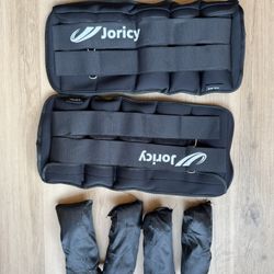 Adjustable Ankle Weights Pair 20 lbs 