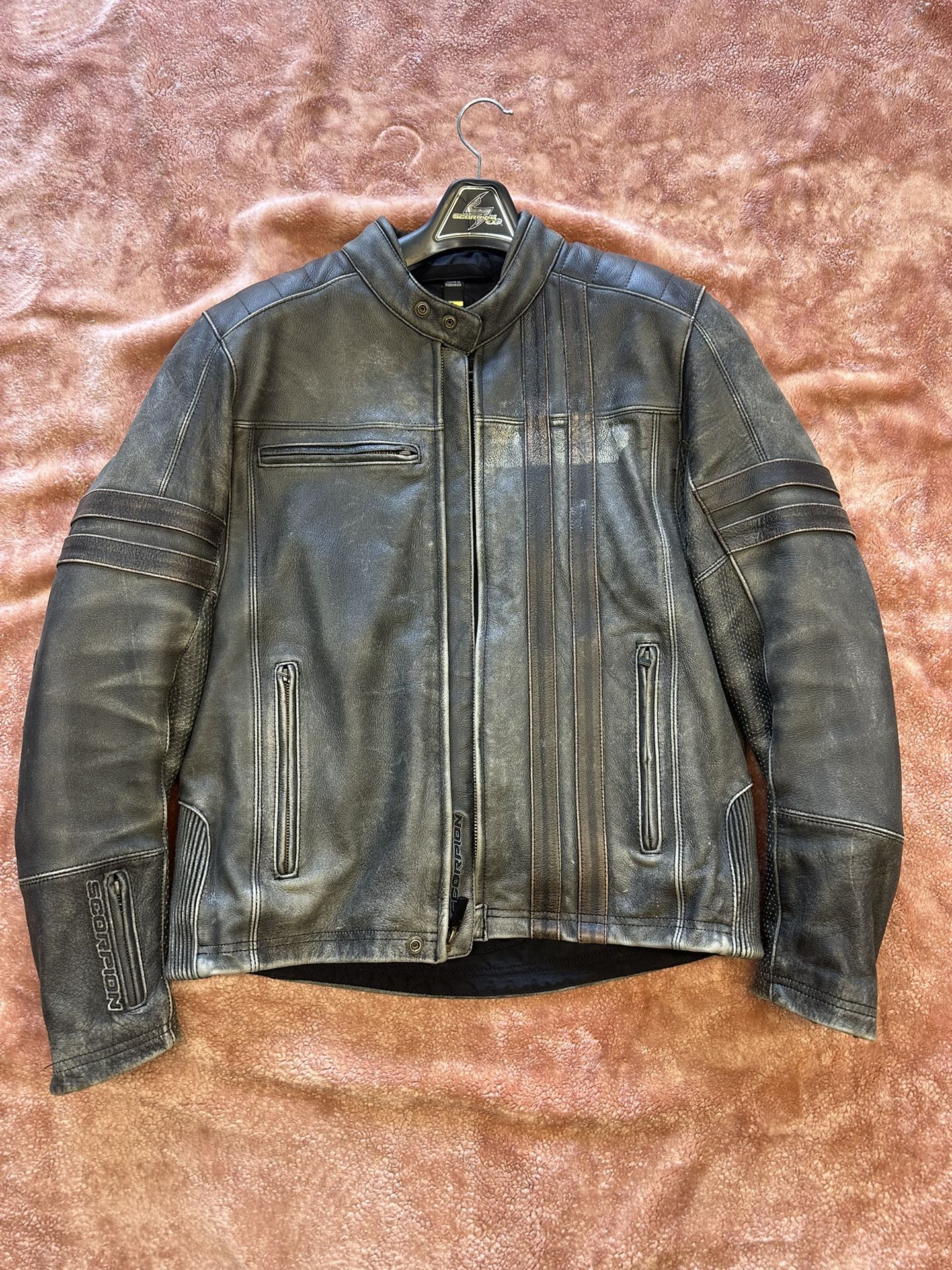 Scorpion EXO 1909 Leather Motorcycle Jacket