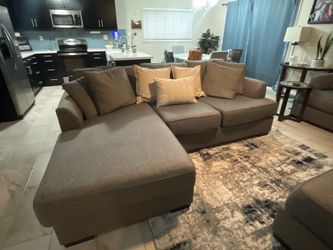 Sofa set with Ottoman