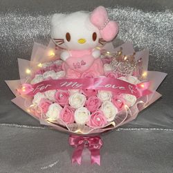 Hello Kitty Valentine’s day Bouquet