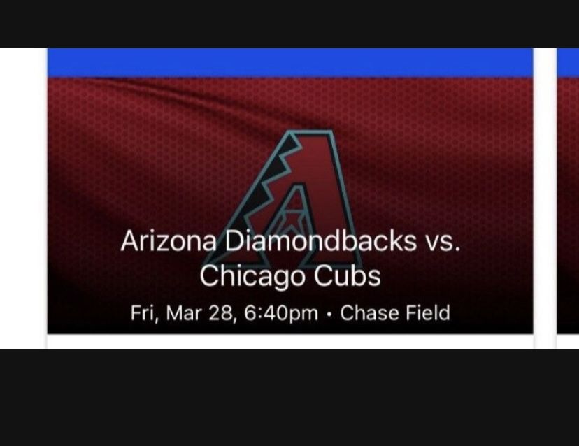 Cubs At Diamondbacks Tickets