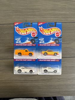Hotwheels 1995 Splatter Paint Series Set