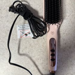 Lange Hair Brush Straightener 