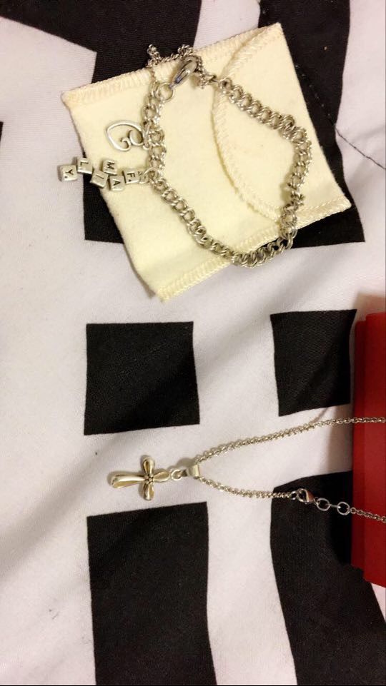 James Avery bracket charms necklace
