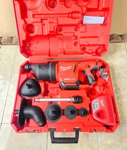 Milwaukee 12V AIRSNAKE Drain Cleaning Air Gun KIT