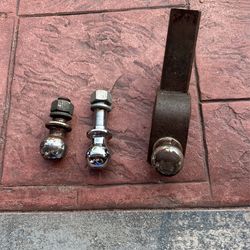 Tow Hitch (Drawbar) with 3 ball mounts