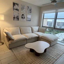 Beige Cloud Sectional (Brand New)