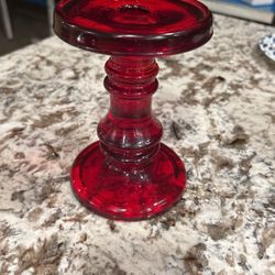 Antique Candle Holder Has Small Chip 