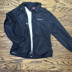 Supreme Black Coaches Jacket