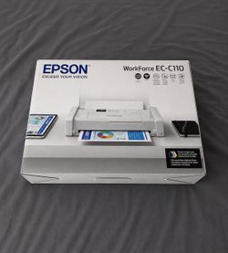 Epson WorkForce EC-C110 Wireless Mobile Color Printer Inkjet with AC Power Cord